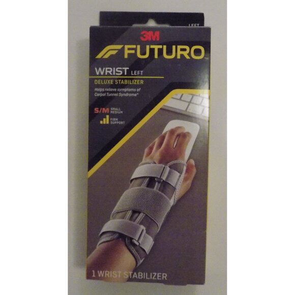 3M FUTURO WRIST LEFT DELUXE STABILIZER S/M FIRM SUPPORT - Picture 4 of 5